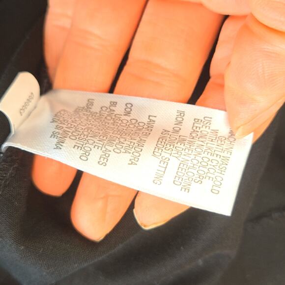 Sandra Darren women's black button-down career dress SZ-14 - Picture 7 of 8